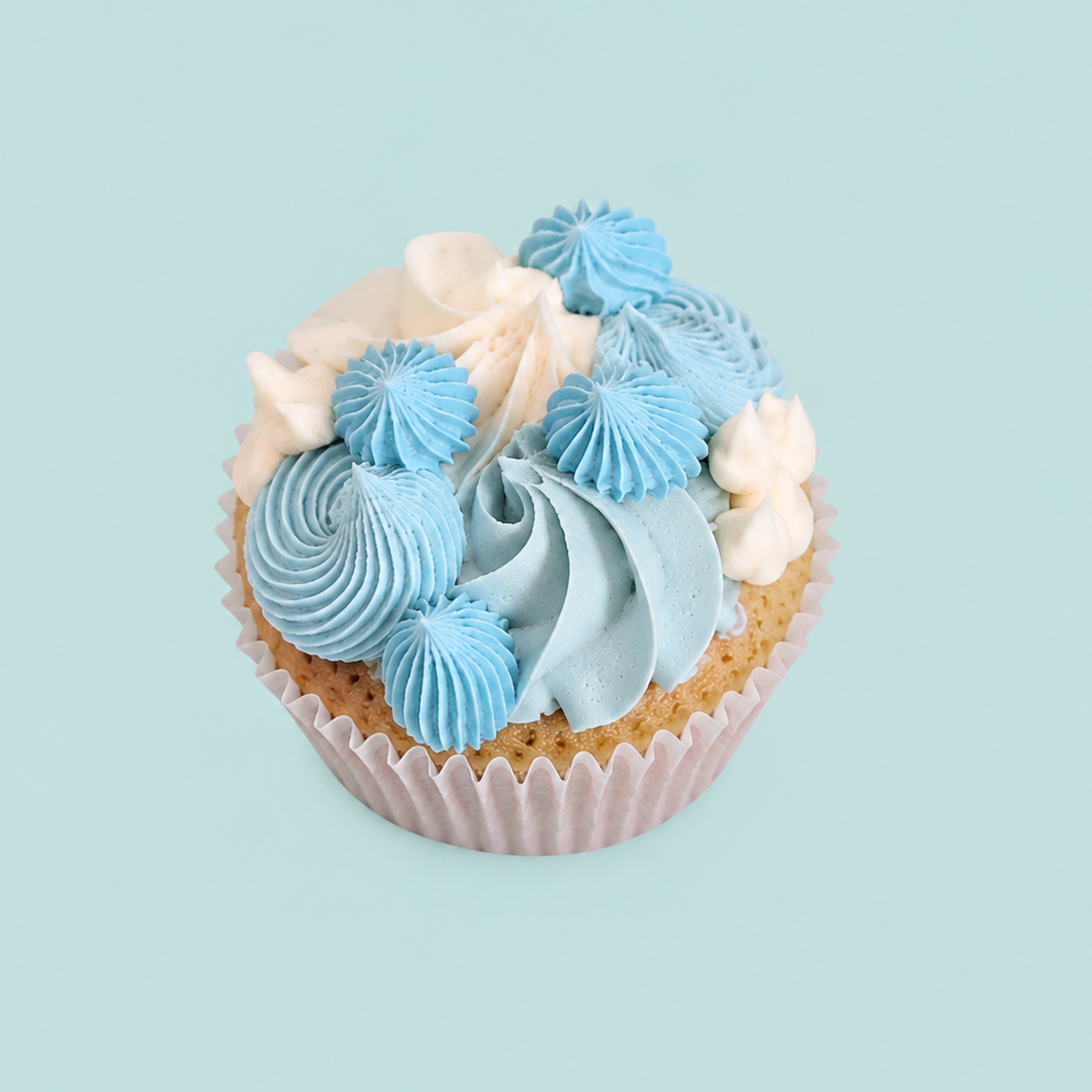 Blue Signature Swirls